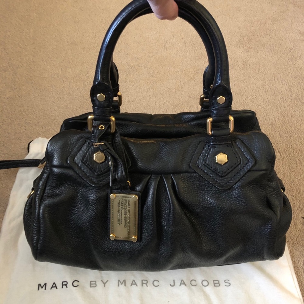 Marc by Marc Jacobs Classic Q Baby Leather Handbag